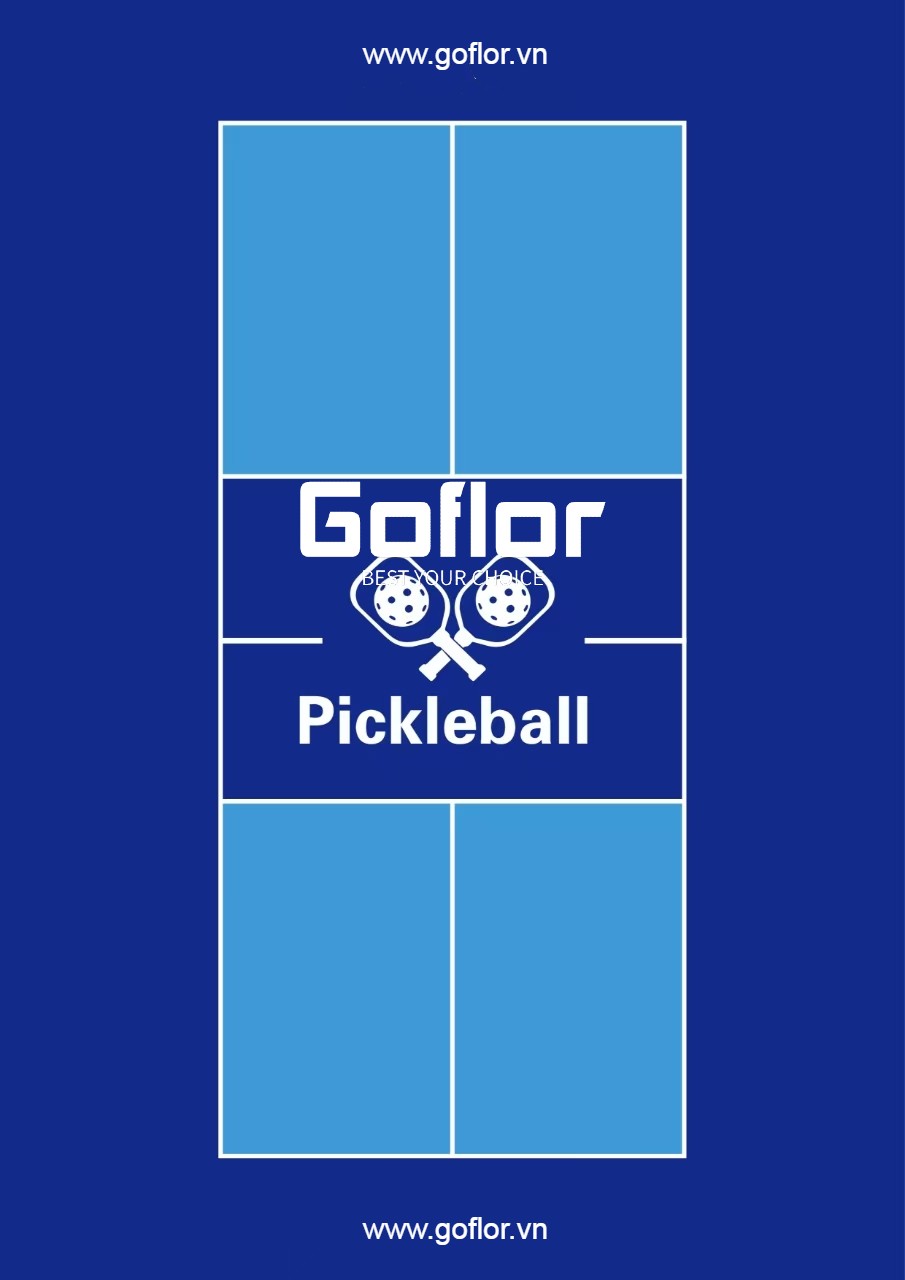 thảm sân pickleball court flooring